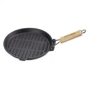 Grillpfanne echtwerk ew ge 1235 gusseisen mit grillstreifen