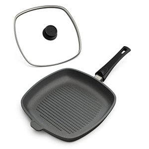 Hoffmann induction cooker grill pan with lid 28 x 28 cm