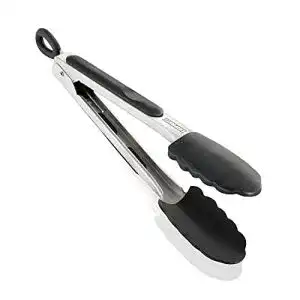 Grillzange leifheit kuechen 23 cm mit klick verschluss