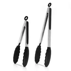 Grillzange navaris 2x universal kuechenzange mehrzweckzange