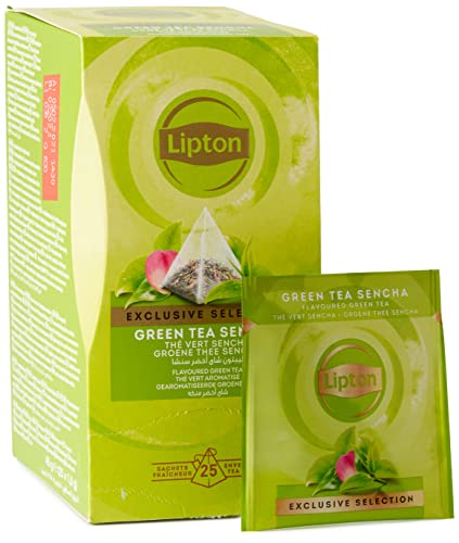 Grüner Tee Lipton, Sencha Pyramidbeutel, 1 x 25 Teebeutel