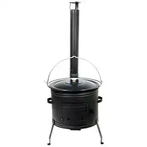 Gulaschkanone grillplanet gulaschkessel 39 cm mit 15 liter