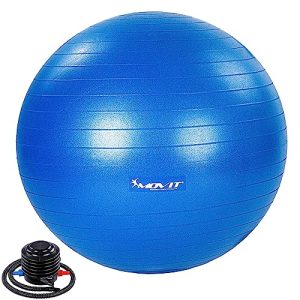 Gymnastikball MOVIT ® »Dynamic Ball« inkl. Pumpe, 65 cm, blau - gymnastikball movit dynamic ball inkl pumpe 65 cm blau