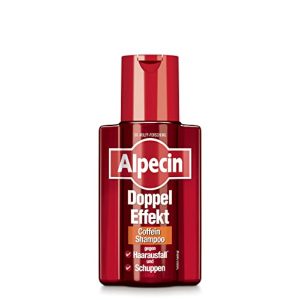 Shampoo alla caffeina a doppio effetto Alpecin per la crescita dei capelli, 200 ml