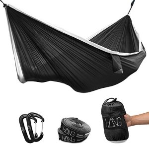 Hamaca HÄNG ® Camping Outdoor, seda de paracaídas de nailon