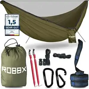 Haengematte robbx outdoor mit moskitonetz fuer 2 personen