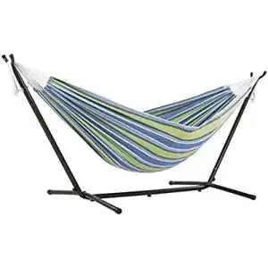 Haengemattengestell vivere oasis double cotton hammock