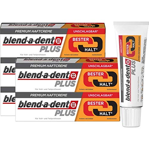 Crema adesiva Blend-a-dent Plus Duo Kraft Premium, confezione da 6 - crema adesiva Blend a dent plus duo Kraft premium, confezione da 6