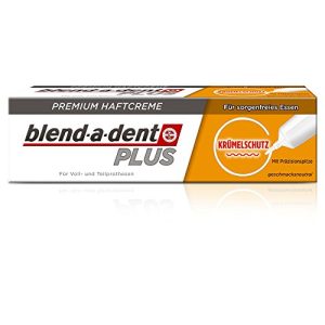 Crème adhésive Blend-a-dent PLUS PROTECTION MIETTES, pack de 3