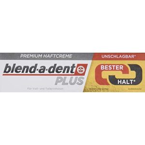 Crème adhésive Blend-a-dent Plus Premium Duo Kraft, paquet de 12