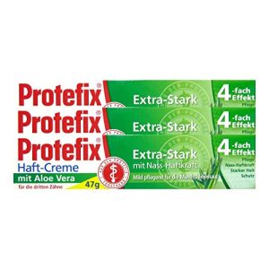 Adhesive cream Protefix 3x Aloe Vera Extra-Strong med våt vedheft