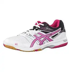 Hallenschuhe asics gel rocket 7 damen volleyballschuhe weiss