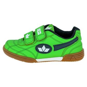 Sapatos internos Bernie V infantis unissex Lico, verde marinho branco