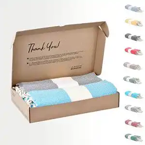 Hamamtuch tadussi saunahandtuch fouta 100x200 2er set