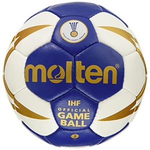 Handball Molten, mehrfarbig (Blau/Weiß/Gold), 3