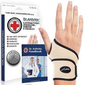 Bandagem de pulso Dr. Artrite projetada por médicos, leve