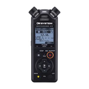 Mobile phone recorder OM SYSTEM LS-P5 Hi-Res, with TRESMIC II