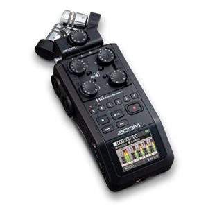 Handy Recorder Zoom H6-BLK, bärbar 6-spårs inspelare