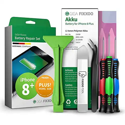 Handy Werkzeug Giga Fixxoo Akku Reparatur Set für iPhone 8 Plus