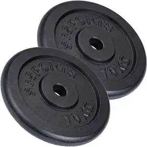 Hantelscheiben scsports einzeln set o 30 31 mm gusseisen