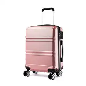 Hartschalenkoffer kono zwillingsrollen hartschale trolley koffer