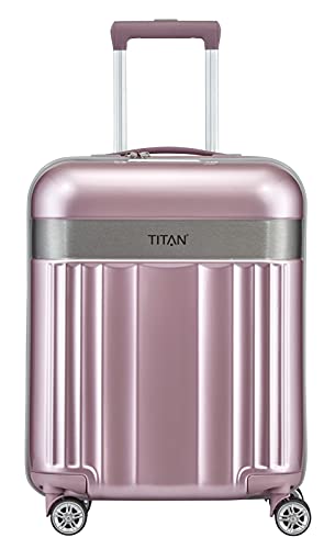 Hard-shell suitcase TITAN 4-wheel hand luggage suitcase, TSA lock