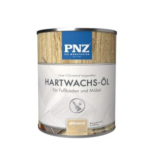 Aceite de cera dura PNZ para interiores, producido de forma sostenible