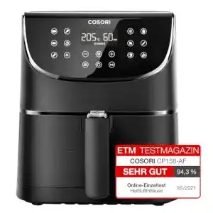 Heissluftfritteuse cosori 55l xxl friteuse heissluft fritteusen air