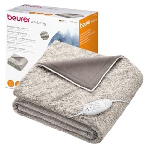 Beurer HD 75 Nordic elektromos takaró, hangulatos fűtött takaró szőrme megjelenéssel