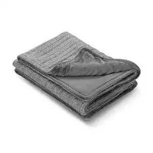 Heizdecke medisana hb 680 kuscheldecke im strickmuster