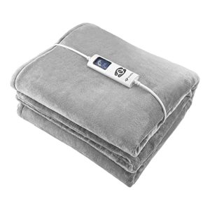 Cobertor elétrico TrueLife HeatBlanket 1813, cinza, cobertor fofinho