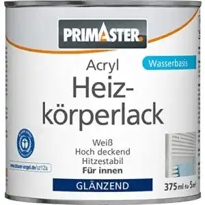 Heizkoerperlack primaster acryl 375ml weiss glaenzend