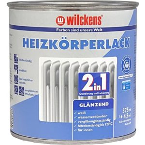 Tinta para radiador Wilckens 2 em 1 branco brilhante 375 ml
