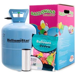 Heliumflasche Helium Star Ballongas für bis zu 50 Ballons