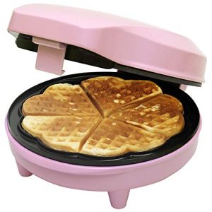 Heart waffle iron Bestron waffle iron for classic heart waffles