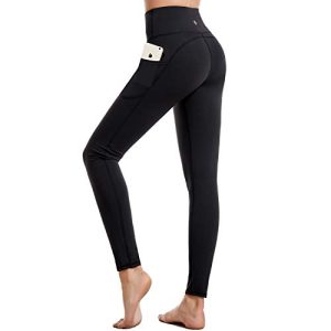 High waist women's leggings CAMBIVO sports leggings long