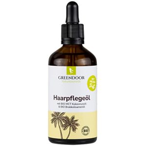 Heat protection spray GREENDOOR organic hair care oil 100ml, nourishing