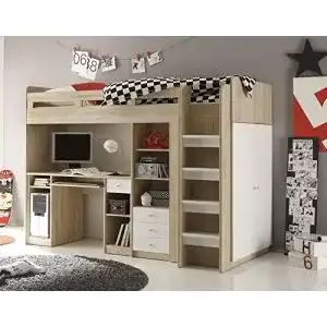 Hochbett bega kinderbett kleiderschrank schreibtisch