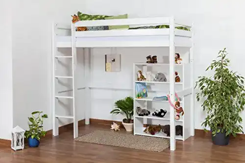 Hochbett Dominik aus Buchenholz für Kinder