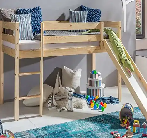 Hochbett Homeline Natur von Timo-Homelinee GmbH & Co.KG