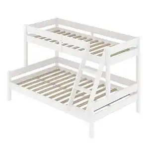 Hochbett vitalispa etagenbett everest weiss 207 6 x 97 6 cm