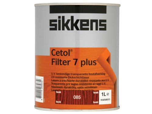 Holzbeize Sikkens 1L Cetol Filter 7-Plus, durchscheinend, Teak - holzbeize sikkens 1l cetol filter 7 plus durchscheinend teak