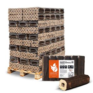 Briquettes de bois HEIZFUXX poêle-cheminée Pinikay Octagon en bois dur