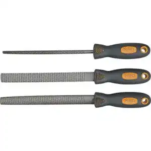 Holzraspel neo tools 3 tlg profi feilen satz t12 stahl 200 mm