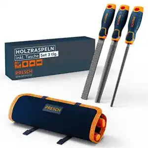 Holzraspel presch set 3tlg inkl rolltasche hochwertig