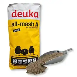 Huehnerfutter deuka all mash a gekoernt alleinfutter