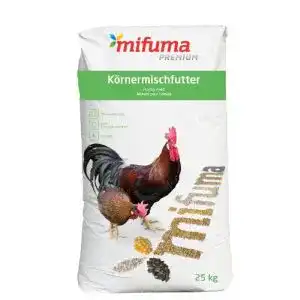 Huehnerfutter mifuma gefluegelkoerner premium 25 kg