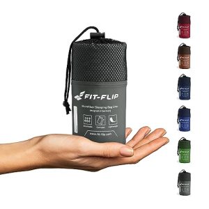 Sac de couchage Hut Fit-Flip ultraléger, incrustation de sac de couchage en microfibre