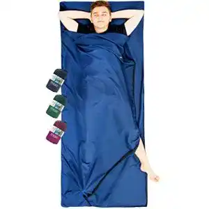 Huettenschlafsack miqio 2in1 mit reissverschluss