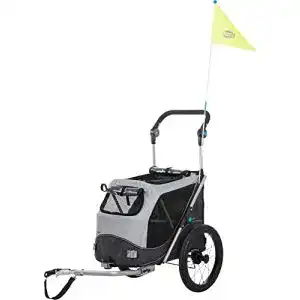 Hundeanhaenger trixie 12796 schnell falt funktion